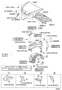 Diagram HOOD & FRONT FENDER for your 1991 TOYOTA 4RUNNER TRUCK, STANDARD 3000CC EFI, MANUAL , 5-SPEED