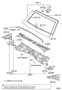 Diagram COWL PANEL & WINDSHIELD GLASS for your 2012 TOYOTA FJ CRUISER Base 4.0L M/T RWD