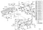 Diagram INSTRUMENT PANEL & GLOVE COMPARTMENT for your 2012 TOYOTA TACOMA