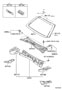 Diagram COWL PANEL & WINDSHIELD GLASS for your 2001 TOYOTA CAMRY