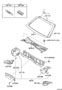 Diagram COWL PANEL & WINDSHIELD GLASS for your 2001 TOYOTA CAMRY