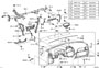 INSTRUMENT PANEL & GLOVE COMPARTMENT Diagram