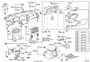 INSTRUMENT PANEL & GLOVE COMPARTMENT Diagram