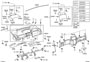 Diagram INSTRUMENT PANEL & GLOVE COMPARTMENT for your 2009 TOYOTA FJ CRUISER