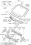 Diagram COWL PANEL & WINDSHIELD GLASS for your TOYOTA CRESSIDA