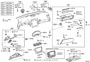 Diagram INSTRUMENT PANEL & GLOVE COMPARTMENT for your 2016 TOYOTA YARIS