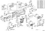 INSTRUMENT PANEL & GLOVE COMPARTMENT Diagram