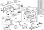Diagram INSTRUMENT PANEL & GLOVE COMPARTMENT for your 2007 TOYOTA TUNDRA LIMITED 4600CC 32-VALVE DOHC EFI, AUTOMATIC 6-SPEED