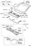 Diagram COWL PANEL & WINDSHIELD GLASS for your 2012 TOYOTA FJ CRUISER Base 4.0L M/T RWD