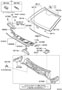 Diagram COWL PANEL & WINDSHIELD GLASS for your TOYOTA CRESSIDA