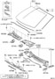 Diagram COWL PANEL & WINDSHIELD GLASS for your TOYOTA CRESSIDA