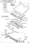 Diagram COWL PANEL & WINDSHIELD GLASS for your TOYOTA CRESSIDA