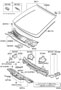 Diagram COWL PANEL & WINDSHIELD GLASS for your 2010 TOYOTA PRIUS