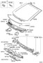 Diagram COWL PANEL & WINDSHIELD GLASS for your 2010 TOYOTA PRIUS