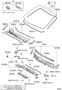 Diagram COWL PANEL & WINDSHIELD GLASS for your 2020 TOYOTA RAV4 XLE Premium