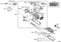 Diagram CONSOLE BOX & BRACKET for your 2017 TOYOTA AVALON