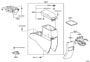 Diagram CONSOLE BOX & BRACKET for your 2021 TOYOTA TUNDRA