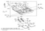 Diagram MAT & CARPET for your 2015 TOYOTA 4RUNNER