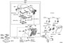 Diagram CONSOLE BOX & BRACKET for your 1982 TOYOTA LAND CRUISER