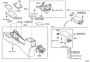 Diagram CONSOLE BOX & BRACKET for your 2021 TOYOTA TUNDRA