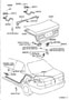 Diagram LUGGAGE COMPARTMENT DOOR & LOCK for your 1999 TOYOTA CAMRY