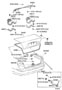 Diagram LUGGAGE COMPARTMENT DOOR & LOCK for your 2008 TOYOTA CAMRY XLE