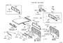 Diagram ROOF PANEL & BACK PANEL for your 2003 TOYOTA TUNDRA LIMITED