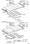 Diagram ROOF PANEL & BACK WINDOW GLASS for your 2013 TOYOTA MATRIX Base Wagon