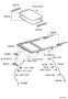 Diagram ROOF PANEL & BACK WINDOW GLASS for your 2010 TOYOTA PRIUS L