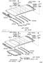 Diagram ROOF PANEL & BACK WINDOW GLASS for your 2013 TOYOTA MATRIX Base Wagon
