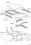 Diagram ROOF PANEL & BACK WINDOW GLASS for your 2010 TOYOTA PRIUS L