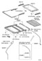 Diagram ROOF PANEL & BACK WINDOW GLASS for your 1984 TOYOTA LAND CRUISER STATION WAGON