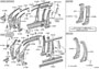 Diagram SIDE MEMBER for your 2011 TOYOTA TUNDRA Base Extended Cab Pickup Fleetside 4.0L  4WD