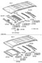 Diagram ROOF PANEL & BACK PANEL for your 2011 TOYOTA TUNDRA Base Extended Cab Pickup Fleetside 5.7L i-Force FLEX 4WD