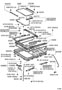 Diagram ROOF PANEL & BACK WINDOW GLASS for your 2001 TOYOTA 4RUNNER LUXURY(-0008),LIMITED(0008-)