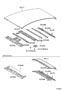 ROOF PANEL & BACK WINDOW GLASS Diagram