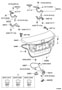 Diagram LUGGAGE COMPARTMENT DOOR & LOCK for your 2019 TOYOTA