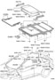 Diagram ROOF PANEL & BACK WINDOW GLASS for your 2009 TOYOTA CAMRY