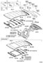 Diagram ROOF PANEL & BACK WINDOW GLASS for your 2018 TOYOTA 4RUNNER