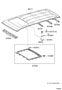 Diagram ROOF PANEL & BACK PANEL for your 2013 TOYOTA MATRIX Base Wagon