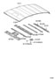 Diagram ROOF PANEL & BACK WINDOW GLASS for your 2024 TOYOTA PRIUS