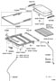 Diagram ROOF PANEL & BACK WINDOW GLASS for your 2009 TOYOTA CAMRY