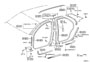 Diagram INSIDE TRIM BOARD & DOOR OPENING TRIM MOULDING for your 2015 TOYOTA PRIUS