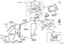Diagram INSIDE TRIM BOARD for your 2003 TOYOTA SEQUOIA