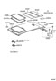 Diagram ROOF HEADLINING & SILENCER PAD for your TOYOTA LAND CRUISER
