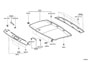 Diagram ROOF HEADLINING & SILENCER PAD for your 1997 TOYOTA CELICA LIFTBACK, ST 1800CC 16-VALVE DOHC EFI, MANUAL , 5-SPEED