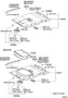 Diagram ROOF HEADLINING & SILENCER PAD for your TOYOTA HIGHLANDER LIMITED