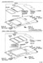 ROOF HEADLINING & SILENCER PAD Diagram
