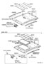 Diagram ROOF HEADLINING & SILENCER PAD for your TOYOTA HIGHLANDER LIMITED