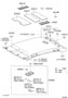 Diagram ROOF HEADLINING & SILENCER PAD for your TOYOTA HIGHLANDER LIMITED